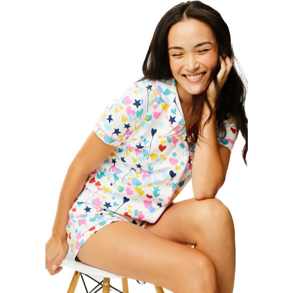Roller Rabbit Starry Starry Love Polo Pajama XS